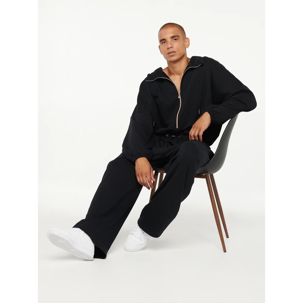 Savage X Fenty Essential Oversized Cinched Hooded Jumpsuit Unisex SMALL